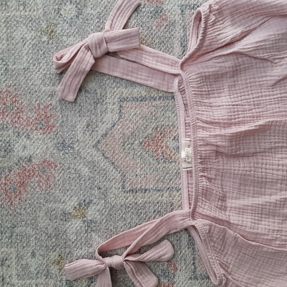 Nordstrom walking on sunshine light pink tank top size XL in women's - Picture 4 of 5
